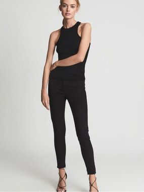 Reiss Lux Mid Rise Skinny Jeans